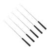 MUCKLILY 5-Piece Stainless Steel Grill Fork Set with Colorful Handles view 1