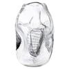 Glass Art Vase Grid, Clear and Black, 32 cm view 1