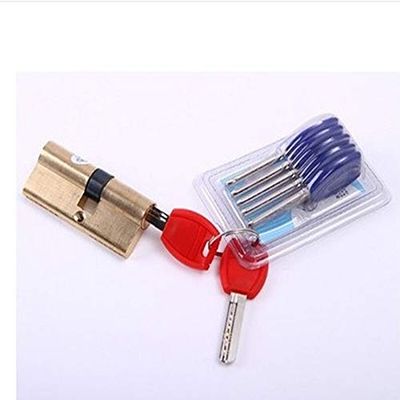UPVC Door Lock Cylinder, 65/110 mm, Brass, AB Key, Extended Core (70 [35/35])