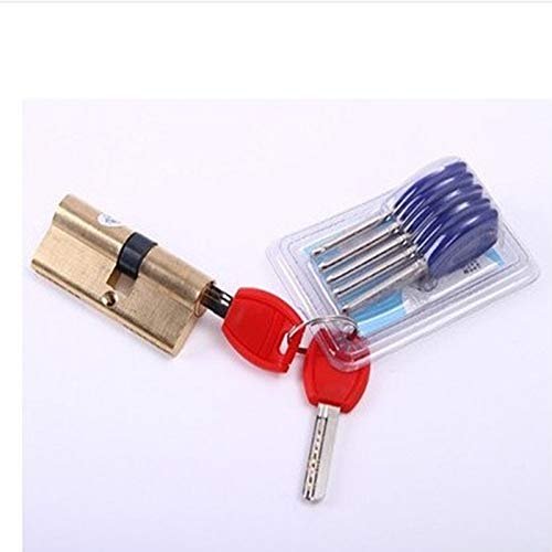 UPVC Door Lock Cylinder, 65/110 mm, Brass, AB Key, Extended Core (70 [35/35])
