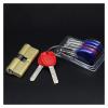 UPVC Door Lock Cylinder, 65/110 mm, Brass, AB Key, Extended Core (70 [35/35]) view 2