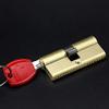 UPVC Door Lock Cylinder, 65/110 mm, Brass, AB Key, Extended Core (70 [35/35]) view 3