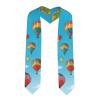 BGSHJVF Colorful Balloons Blue Sky Graduation Stole, Unisex view 1