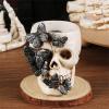 Halloween Skull Resin Pen Holder and Makeup Brush Organizer view 2