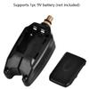Alomejor Durable Metal and Plastic LED Fishing Bite Alarm Indicator for Sensitive Anglers (Black) view 3