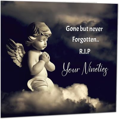 Funny 90th Birthday Card – RIP Your Eighties