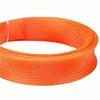High-Density Expandable Braided PET Cable Sleeve, Orange, 2 mm view 3