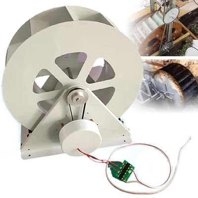 HTDRE Micro Hydroelectric Turbine Generator 50W/100W, Low-Speed Water Wheel Generator for Household Power and Outdoor Lighting