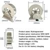 HTDRE Micro Hydroelectric Turbine Generator 50W/100W, Low-Speed Water Wheel Generator for Household Power and Outdoor Lighting view 4