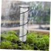 HYTROVE 7-Inch Borosilicate Glass Rain Gauge with Scale view 3
