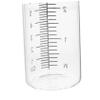 HYTROVE 7-Inch Borosilicate Glass Rain Gauge with Scale view 4