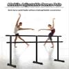 SGKOMN Portable Ballet Barre, Steel Ballet Bar with Stable Construction, Non-Slip Base, 1.2 m/3.93 ft view 3