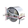 Durable Stainless Steel Retractable Garden Hose Reel for Medium to Large Gardens view 2