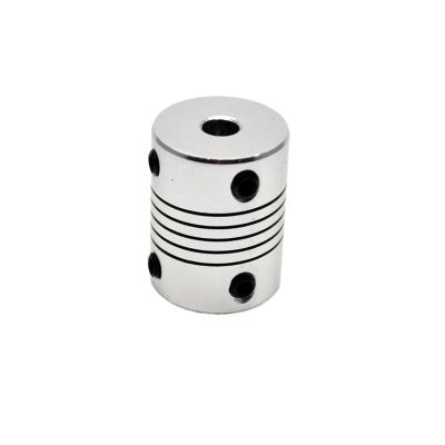 Flexible CNC Jaw Coupling 19 × 25 mm, D19 × L25, for Stepper Motor, 4 × 6.35 mm