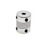 Flexible CNC Jaw Coupling 19 × 25 mm, D19 × L25, for Stepper Motor, 4 × 6.35 mm view 1