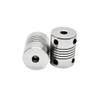 Flexible CNC Jaw Coupling 19 × 25 mm, D19 × L25, for Stepper Motor, 4 × 6.35 mm view 3