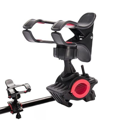 Bicycle Phone Holder, Rotating Handlebar Mount, Secure Smartphone Support
