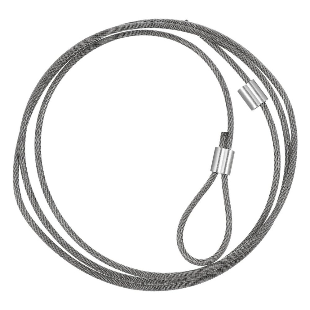 VANZACK Durable Steel Chain Basketball Net with Metal Frame, Wind-Resistant and High-Strength