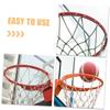 VANZACK Durable Steel Chain Basketball Net with Metal Frame, Wind-Resistant and High-Strength view 3