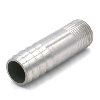 LTRAJUYNH 3/8" BSPT Male to 5/8" ID Hose Barb, 304 Stainless Steel Pipe Fitting Connector for Water, Gas, and Oil