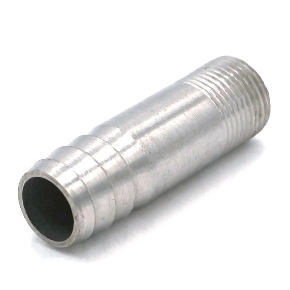 LTRAJUYNH 3/8" BSPT Male to 5/8" ID Hose Barb, 304 Stainless Steel Pipe Fitting Connector for Water, Gas, and Oil