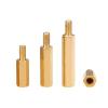 NIRNHYRUR Brass Hex Standoffs, M2, 2–40 mm view 1