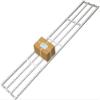 Generic Lightweight Non-Powered Roller Conveyor Chute with Stainless Steel Frame and Plastic Rollers, Silver, 50 cm x 300 cm view 1