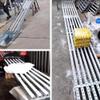 Generic Lightweight Non-Powered Roller Conveyor Chute with Stainless Steel Frame and Plastic Rollers, Silver, 50 cm x 300 cm view 2