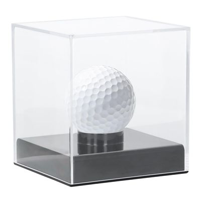 Golf Ball Display Case, Transparent Acrylic Holder for Sports Memorabilia
