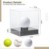Golf Ball Display Case, Transparent Acrylic Holder for Sports Memorabilia view 3