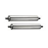 Conveyor Rollers for Conveyor Belts, Stainless Steel Replacement Rollers, Gear, Spring-Loaded Insertion, 2-Pack, Silver view 1