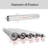 Conveyor Rollers for Conveyor Belts, Stainless Steel Replacement Rollers, Gear, Spring-Loaded Insertion, 2-Pack, Silver view 3