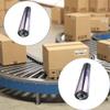 Conveyor Rollers for Conveyor Belts, Stainless Steel Replacement Rollers, Gear, Spring-Loaded Insertion, 2-Pack, Silver view 4