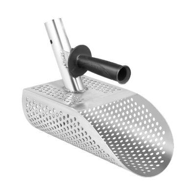 Metal Detector Sand Scoop, Stainless Steel, 10 mm Holes, Beach Scoop (M)