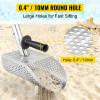Metal Detector Sand Scoop, Stainless Steel, 10 mm Holes, Beach Scoop (M) view 3