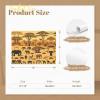 POEZJZW Wall Art with African Grassland Animals, 30.5 x 40.6 cm view 3