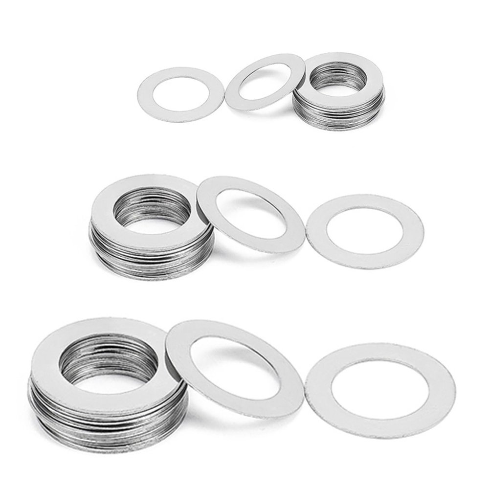 0.1/0.2–1 mm M2 M3 M4 M5 M6 M7 M9 M10 M12–M40 304 Stainless Steel Shim Washers, Flat Thin Washers (M12 × 18 mm, 20 pcs, 0.1 mm thick)