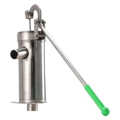 Polished Stainless Steel Manual Well Pump