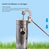 Polished Stainless Steel Manual Well Pump view 2