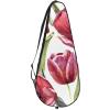 VAPOKF Watercolor Tennis Racket Bag with Wildflower Motif, Holds up to 2 Rackets view 1