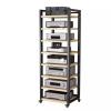 DECAKE 8-Tier 62-Inch Audio Video Tower Media Stand view 1