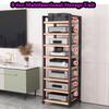 DECAKE 8-Tier 62-Inch Audio Video Tower Media Stand view 3
