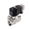 Electric Water Solenoid Valve, 1/2"–2", 12V/24V/110V/220V, Normally Closed, Stainless Steel, IP65 DIN Coil, High Temperature (110 VAC, NBR Seal) view 2
