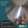 Conical Stainless Steel Chimney Cap with Bird Guard and Rain Protection view 3