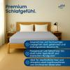 AM Quality Mattresses Premium Fitted Sheet 160x200 cm Cotton (200 gsm), Light Gray - Made in Germany - OEKO-TEX Certified Jersey Fitted Sheet view 2