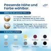 AM Quality Mattresses Premium Fitted Sheet 160x200 cm Cotton (200 gsm), Light Gray - Made in Germany - OEKO-TEX Certified Jersey Fitted Sheet view 4