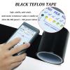 CQCQC Black PTFE Teflon Tape, 0.13 mm Thick, 10 m Long, 60 mm Wide, Heat-Resistant Industrial Insulation Tape view 4