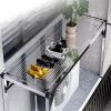 DTVEW Perforated Stainless Steel Sheet, 0.8 mm Thick, Stair Railing Safety Fence, Decorative Metal Panel (25 x 100 cm) view 2