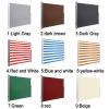 Retractable Side Awning, Folding Outdoor Privacy Screen, Waterproof and UV-Resistant, 120 x 200 cm–170 x 600 cm view 3