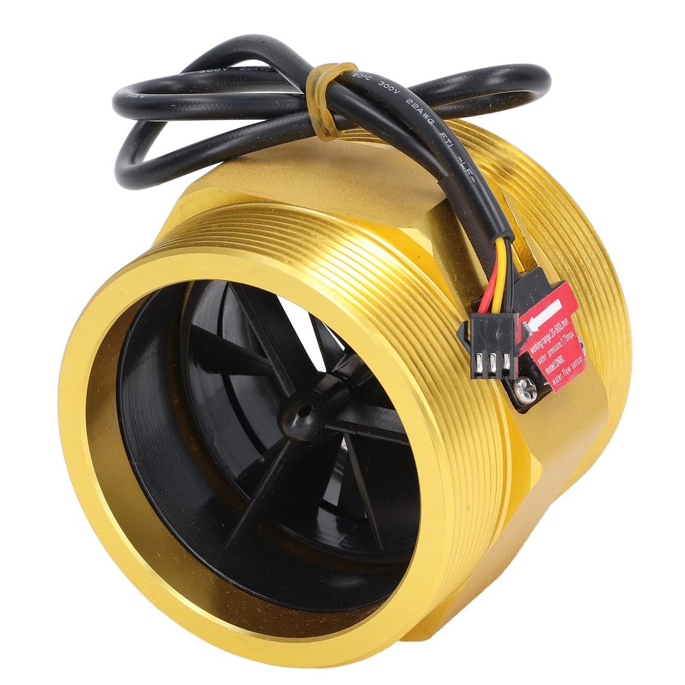 Murate 3-Inch Turbine Water Flow Switch Sensor for Irrigation and Heating